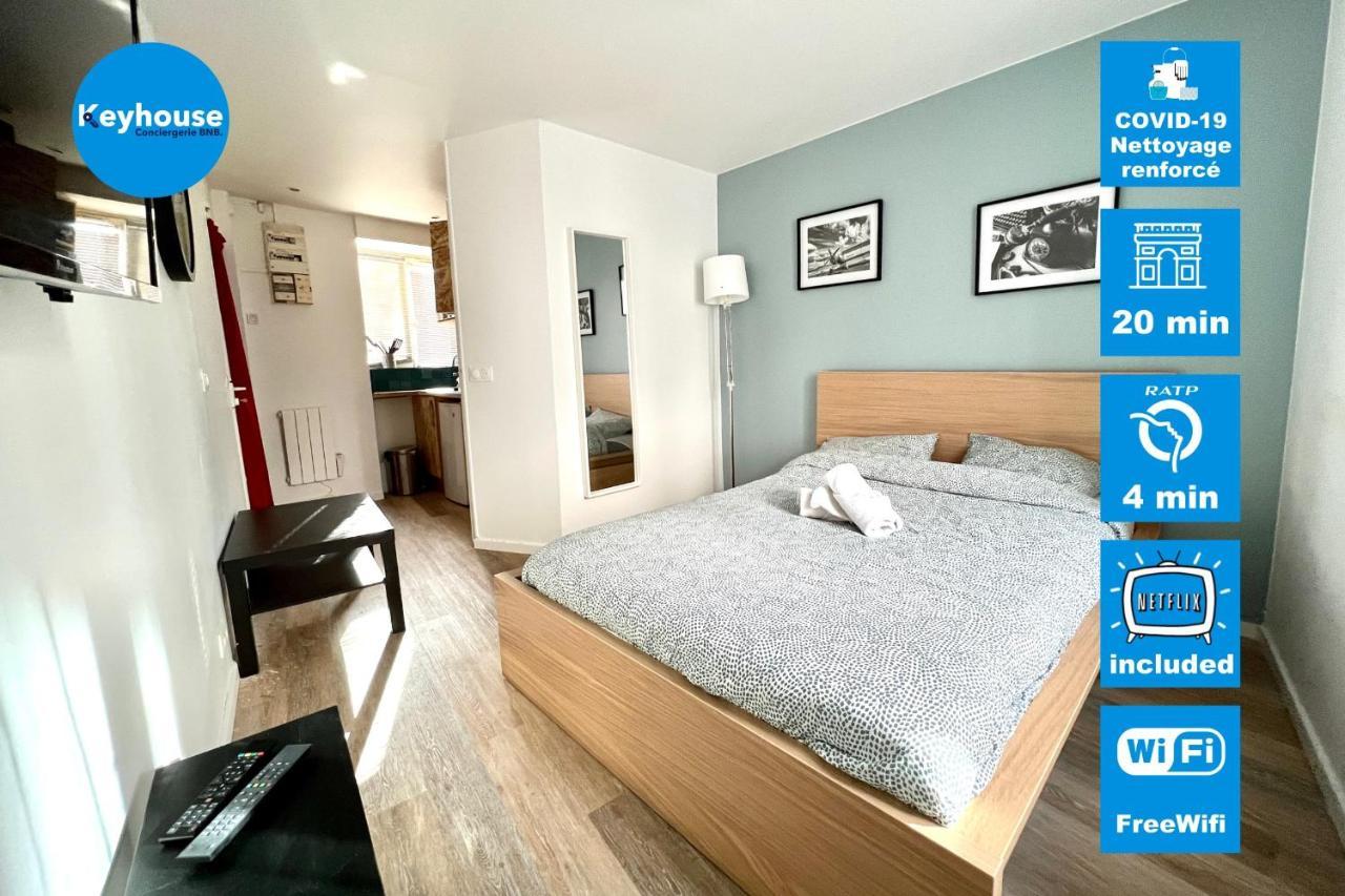 Studio 2 People Wifi Netflix Proche Paris Apartment Le Pre-Saint-Gervais ภายนอก รูปภาพ